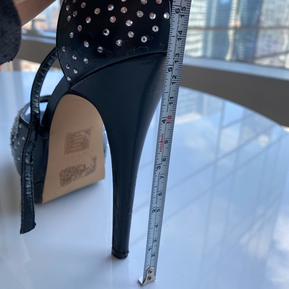 Black rhinestone platform pump size 7 high heel - Picture 10 of 10
